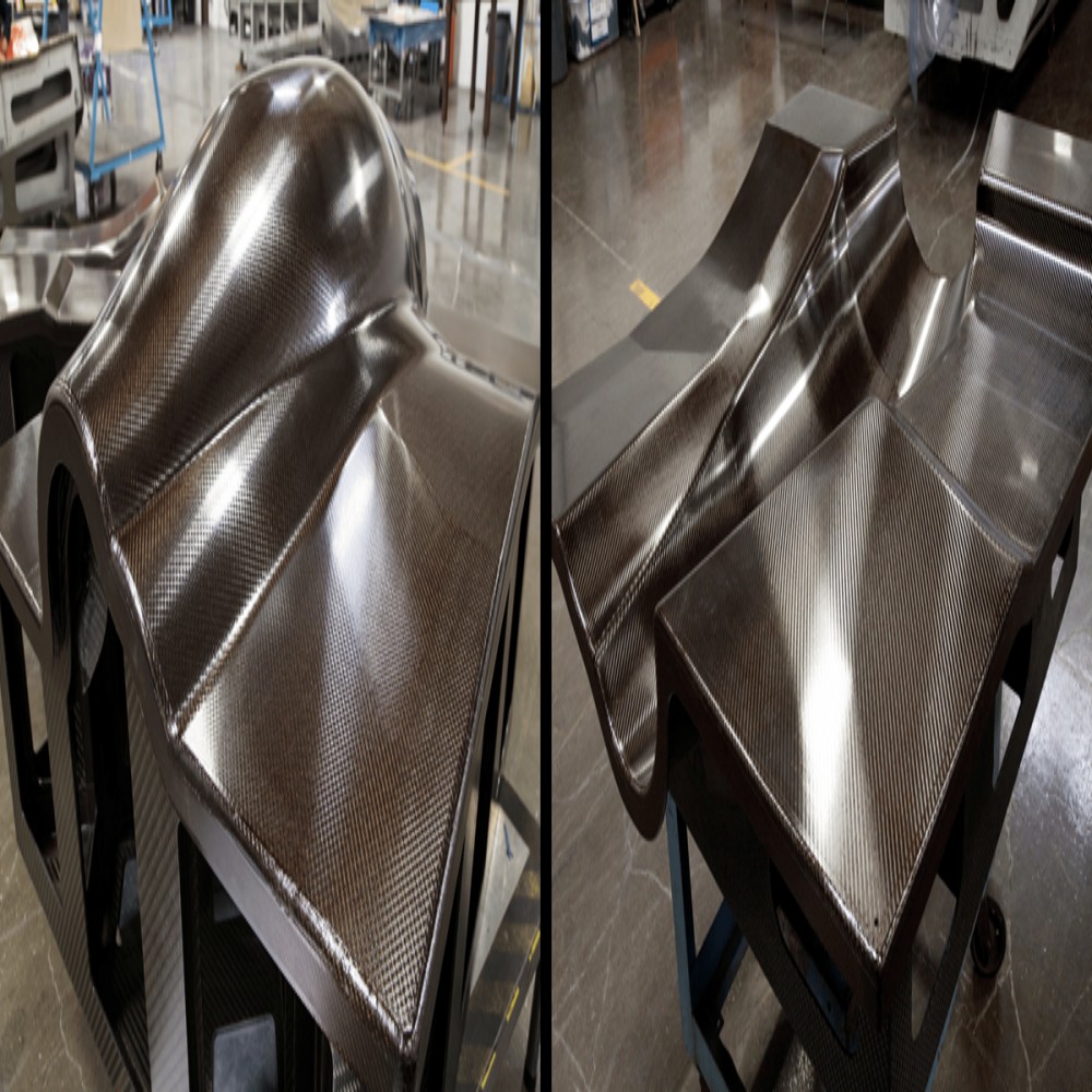 Carbon fiber drone frame material